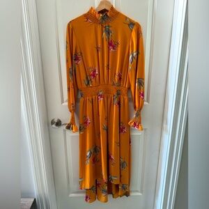 Nanette Lepore Floral Long Sleeve Dress